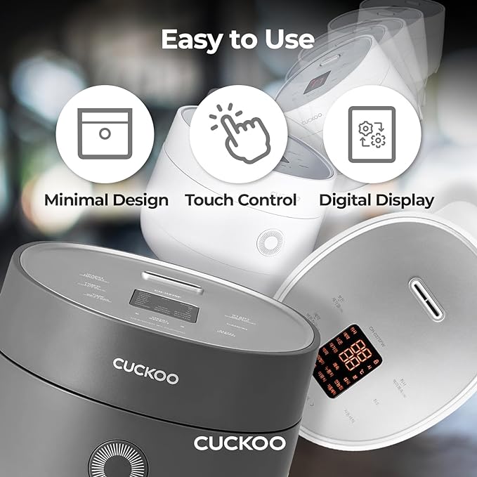 6-Cup Rice Cooker With LED Display