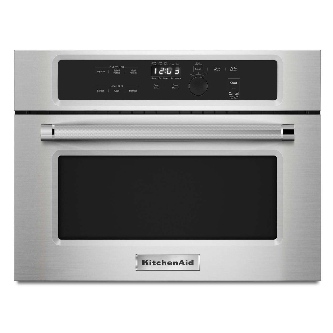 KitchenAid 24" Built-In Microwave, 1000W Cooking