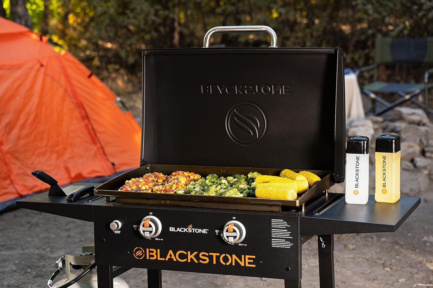 Blackstone 28" Griddle w/ Hood & Side Shelves